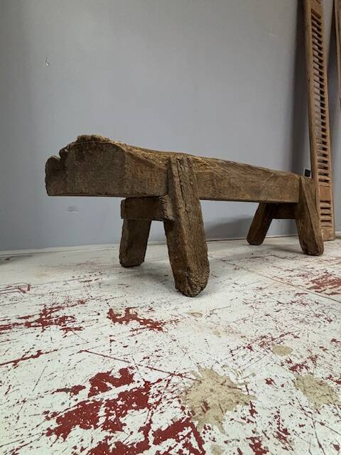 Wooden bench - Old beam
