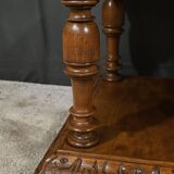 Small Solid Walnut Coffee Table, Louis-Philippe Style – Late 19th Century