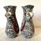 Paire de vases italiens augusto giulianelli 1950