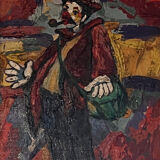 Oil on canvas by Henry d'Anty