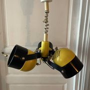 Vintage space age lamp metal 3 eyeball globes