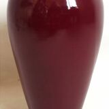 Bordeaux ceramic vase Height 30 cm