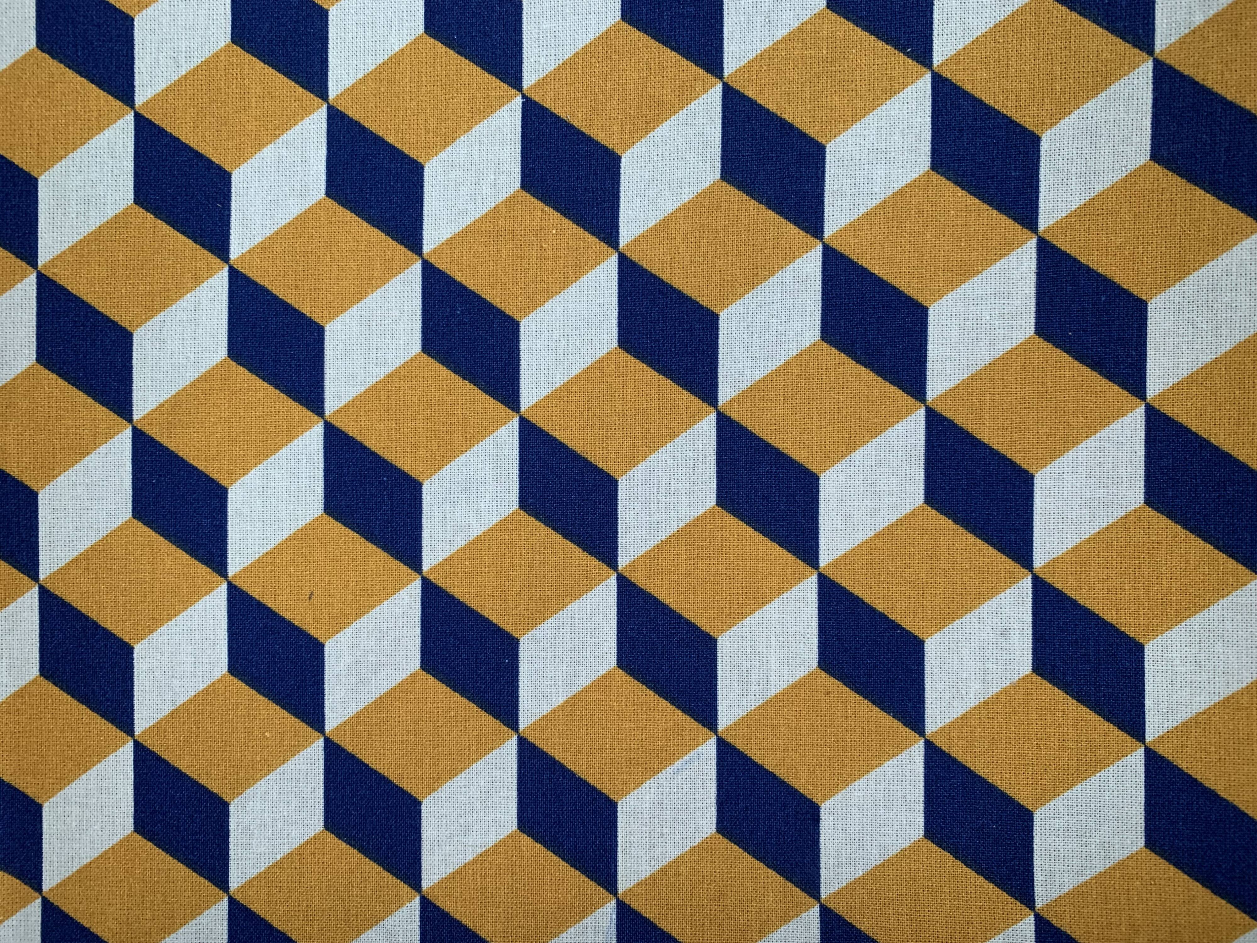 Vintage rattan chiffonier with compass feet 1950