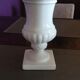 Medici vase in white earthenware Gien 1960s