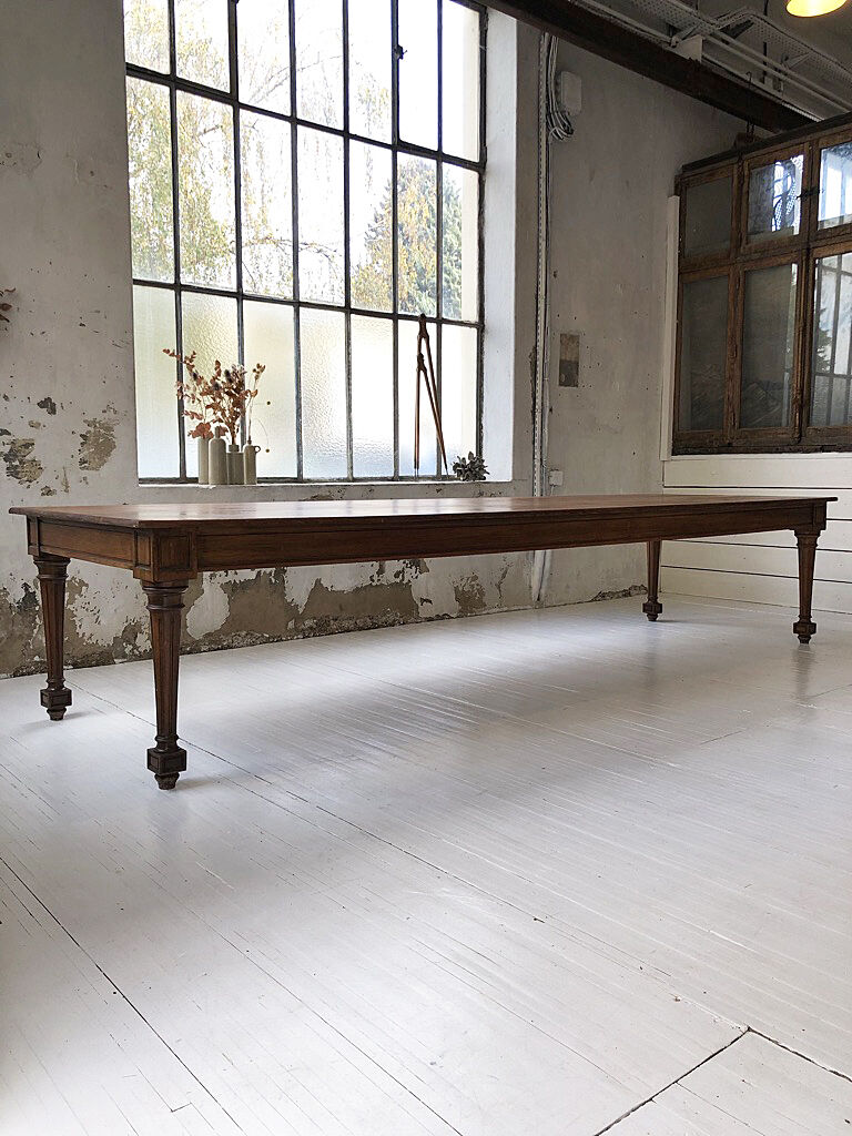 4m XXL oak farm table