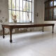 Table de ferme métier 4m chêne XXL