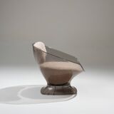 Pair of raphael raffel lounge chairs, 1980s