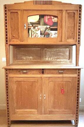 1930s wooden sideboard