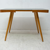 Mid century opaxite glass coffee table, 1960´s, Czechoslovakia