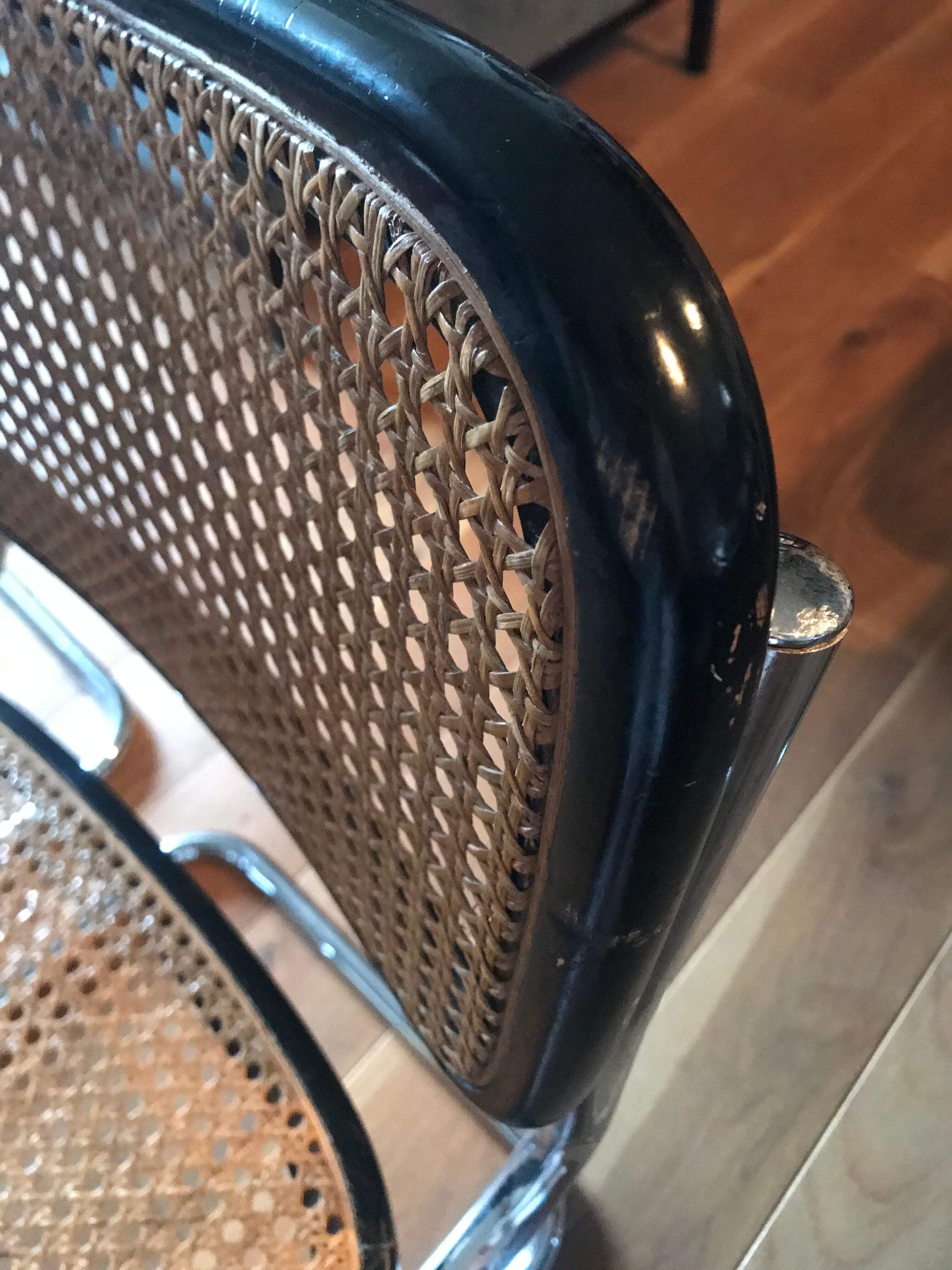 Pair of chairs Cesca Marcel Breuer