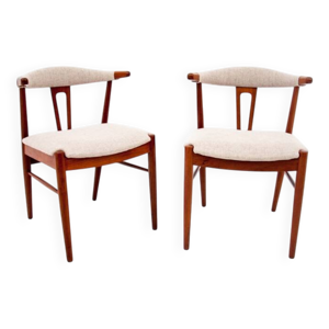 Deux chaises en teck,