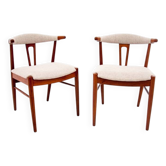 Deux chaises en teck, design danois, années 1960