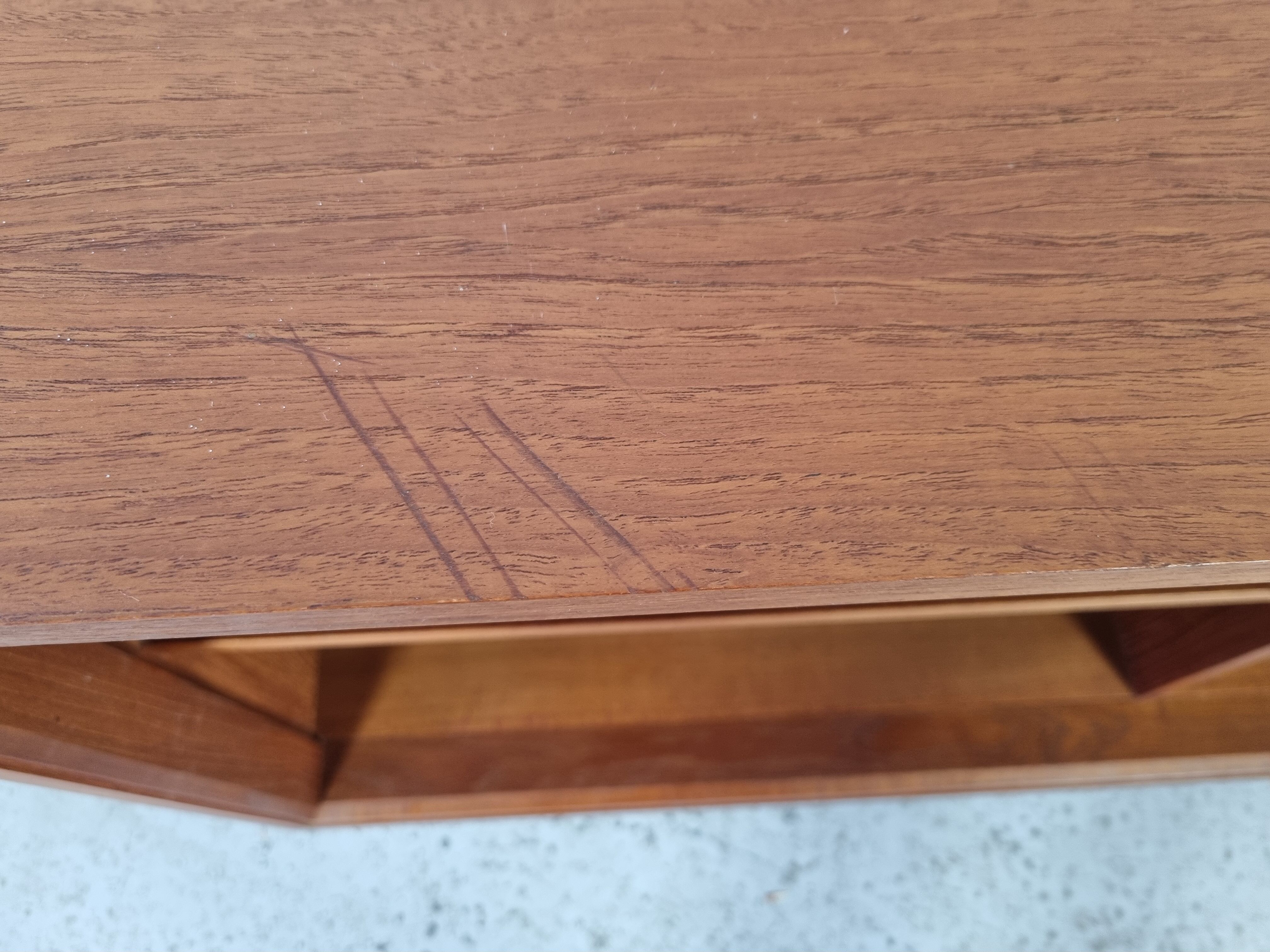 Scandinavian teak row WK, 60s