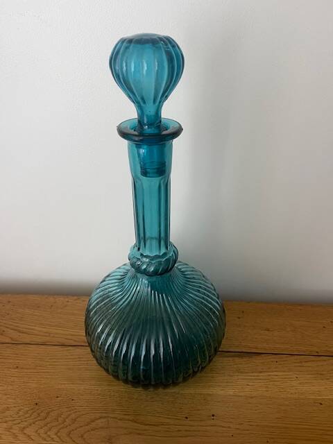 Vintage Empoli Glass Carafe