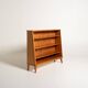 Scandinavian Elm Bookcase, 1940s/50s