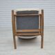 1970s, Danish rocking chair, reupholstered in quality genuine sheepskin.