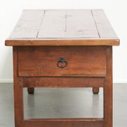 Antique French farmhouse dining table for 4/ 6 people from the 18th century