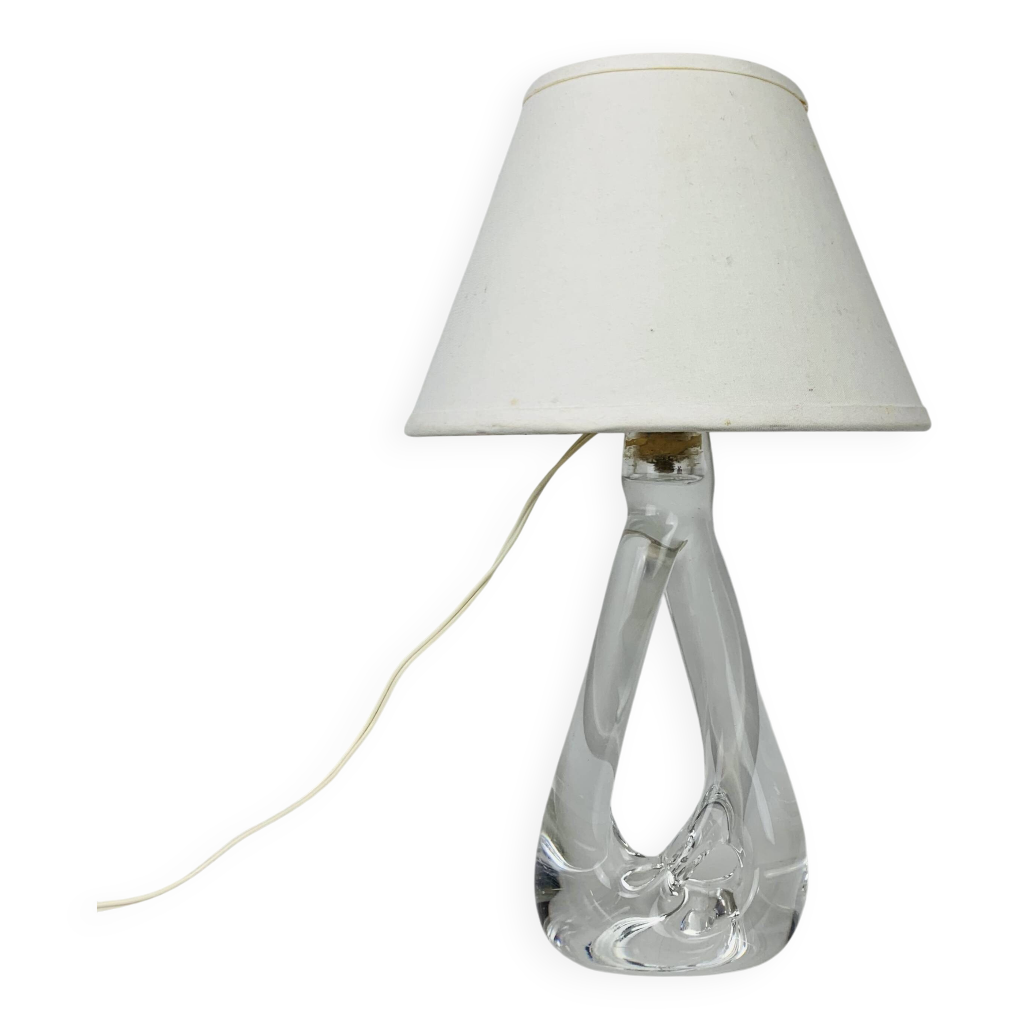 Vintage crystal lamp from the 60s