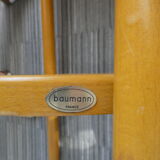 Pair of Baumann bar stools, 80s