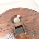 Brutalist Circular Coffee Table in Solid Wood – Brazilian Folk Art