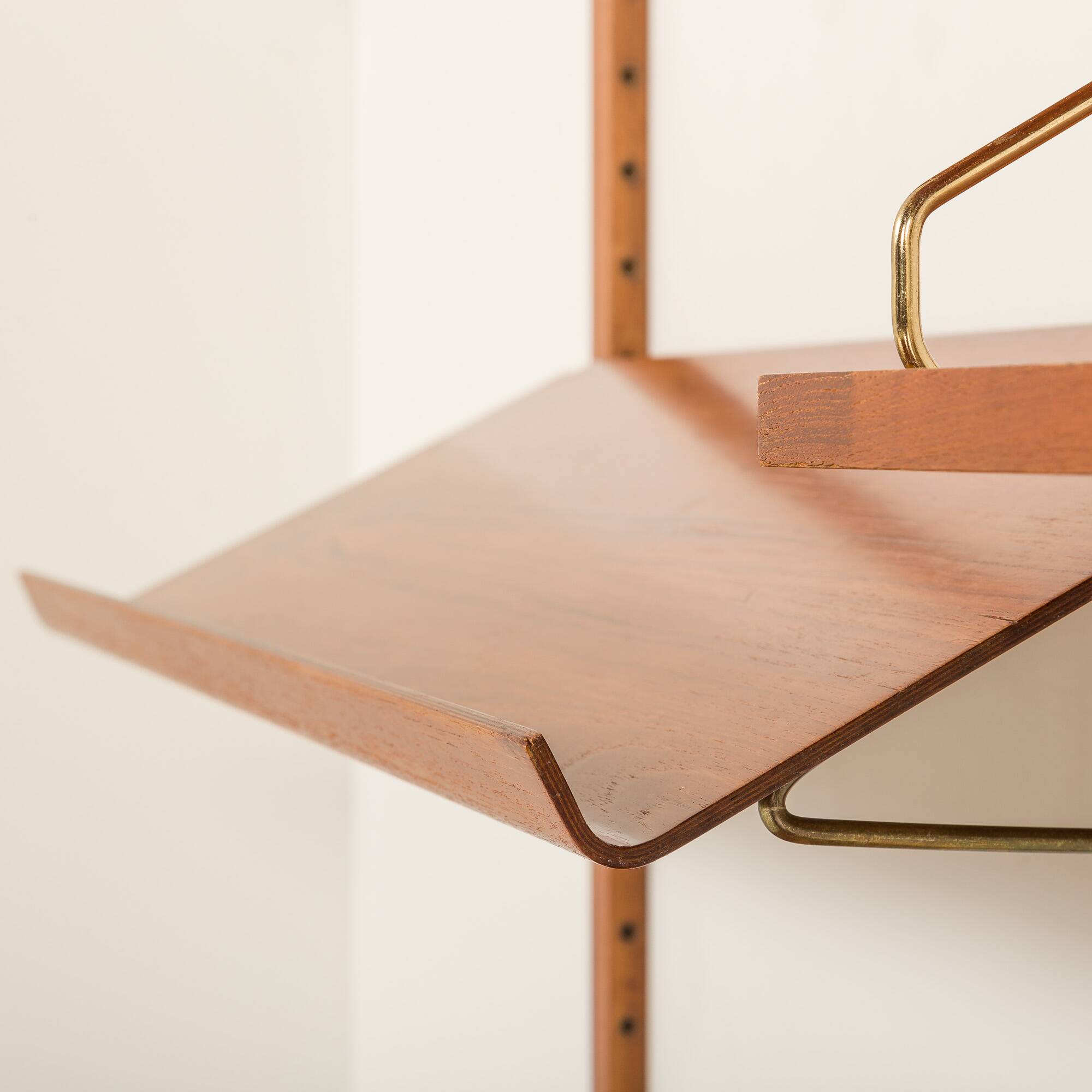 Poul Cadovius 4 bay teak Wall unit, 1960s