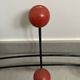 Metal coat rack with 6 wooden balls, 1950s-1960s