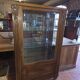 Vitrine art déco en acajou années 1930