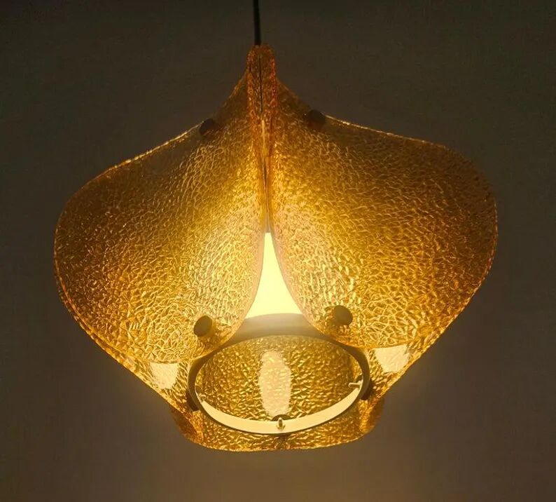 Very Rare Midcentury Glass Pendant, Germany, 1960s