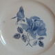 4 dessert plates Digoin Sarreguemines vintage