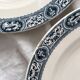 4 ironstone soup plates "François 1er" Salins