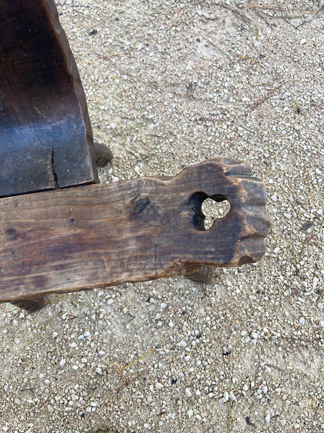 Brutalist Tripod Chair