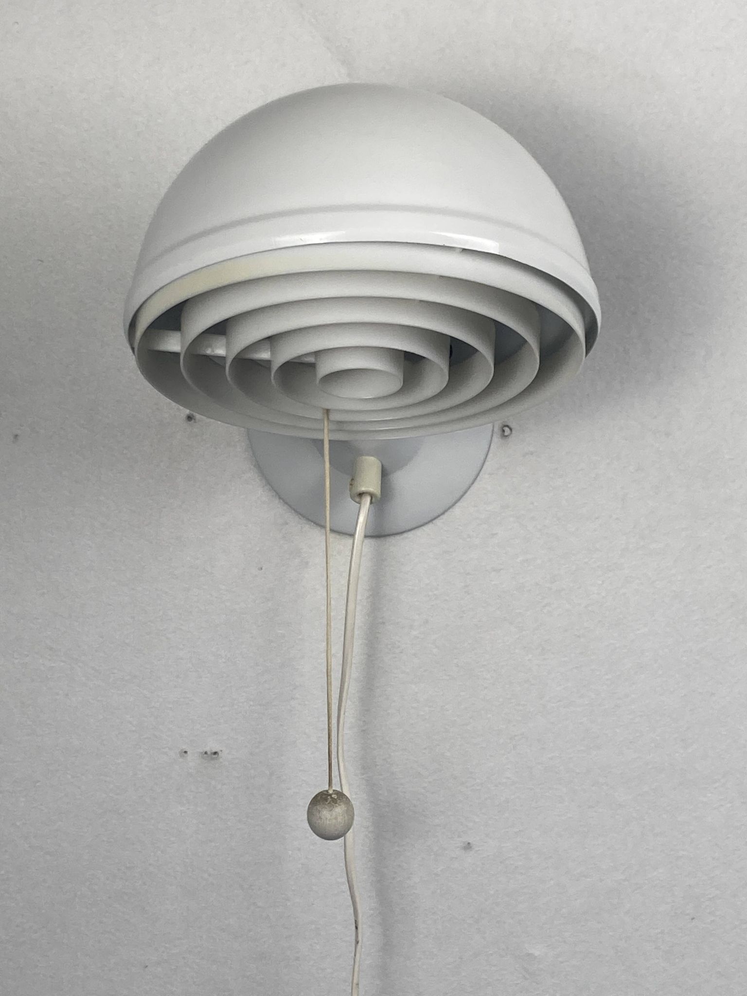 Pair Scandinavian wall sconces by Knud Christensen for ABO Randers, Denmark 1960s-1970s