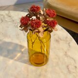 Petit vase en verre transparent