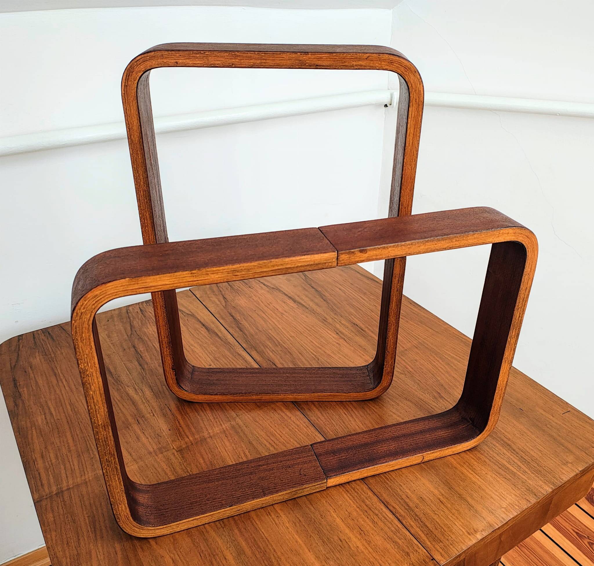 Czech Decorative Shelves attributed to Ludvik Volak for Drevopodnik Holesov