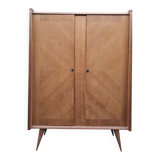 Vintage wardrobe with compass feet