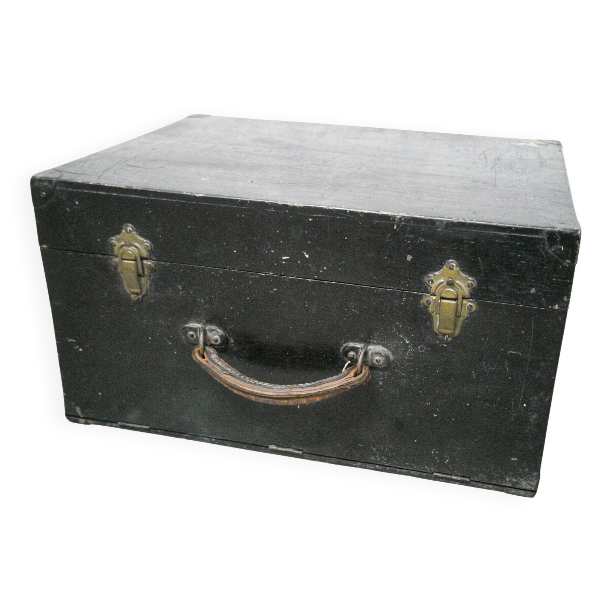 Vintage wooden suitcase