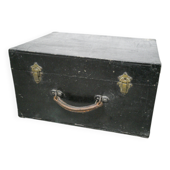 Vintage wooden suitcase
