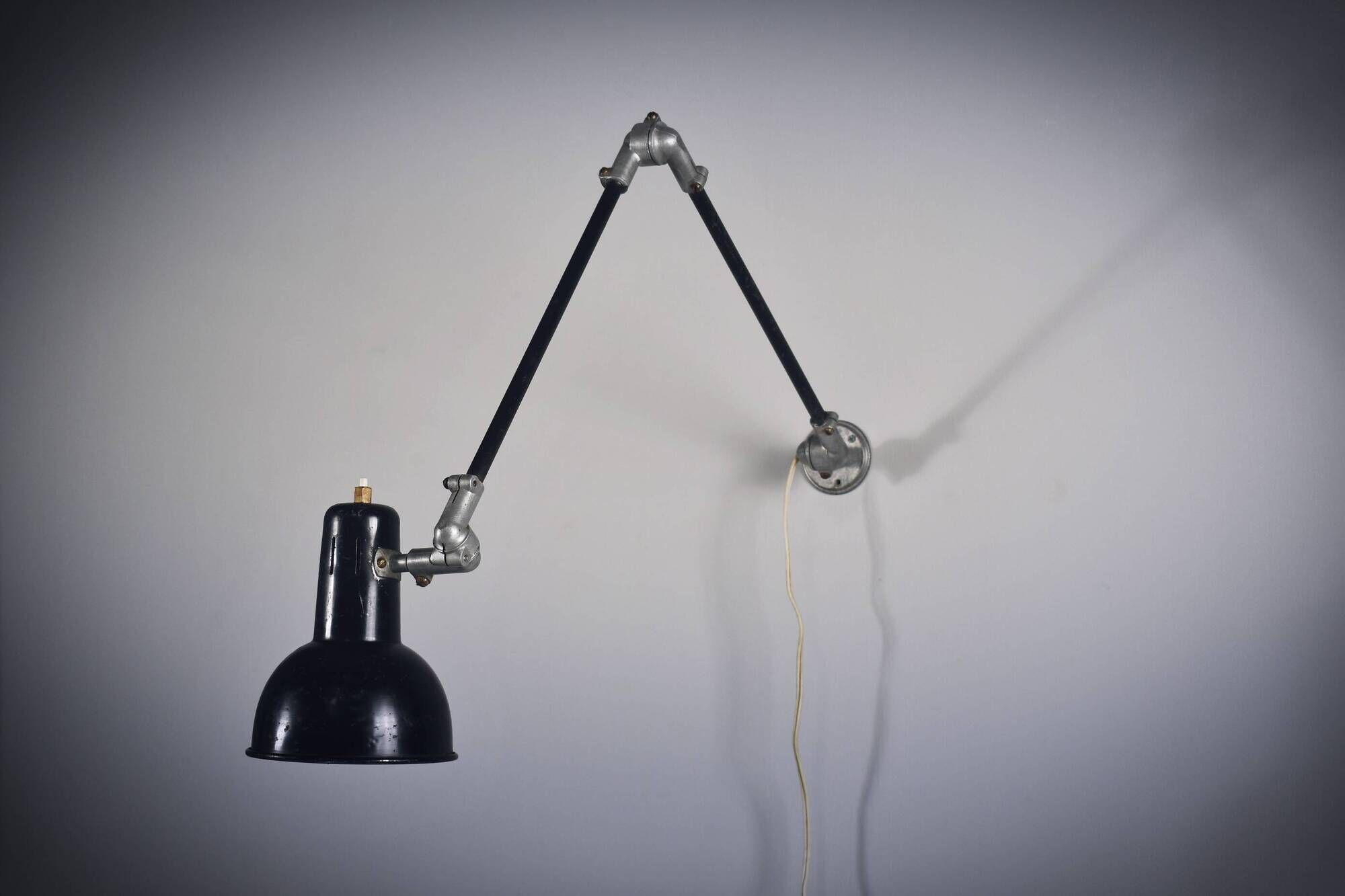 Vintage architect lamp Rijo, Denmark 1950s