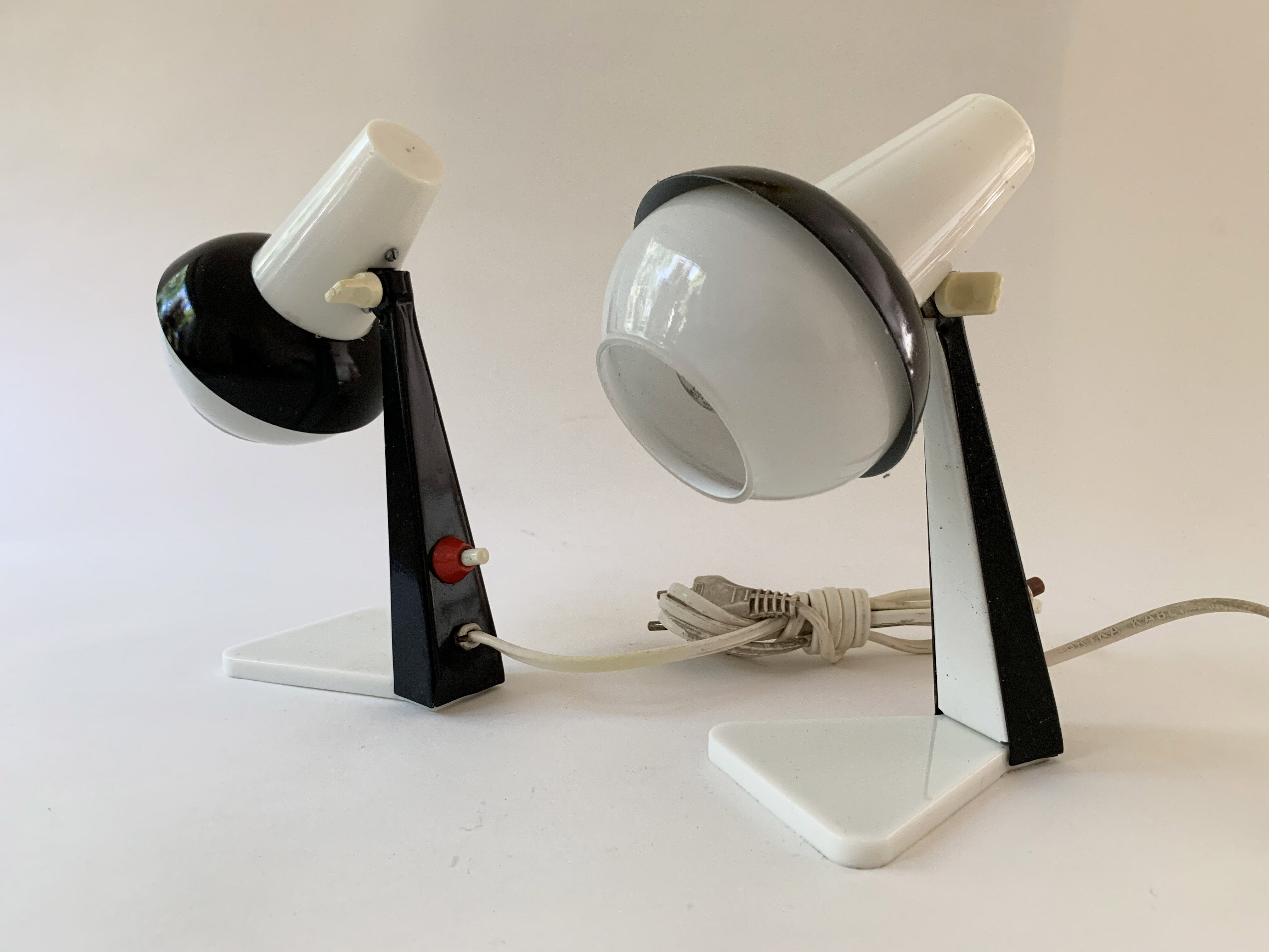Pair of bedside 'Penguin' lamps by Zaos, Poland, 1960s