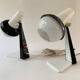 Pair of bedside 'Penguin' lamps by Zaos, Poland, 1960s
