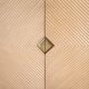 Rattan and brass sideboard