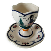 Coquetier Henriot Quimper peint à la main