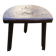 Tabouret tripode en bois massif vintage