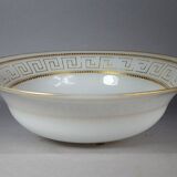 Centerpiece or opaline basin 19th century Greek decor, 33 cm. Very good condition. SBZ