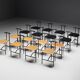 Postmodern "Tokyo" Dining Chairs by Rodney Kinsman for Bieffeplast, Italy, 1980s