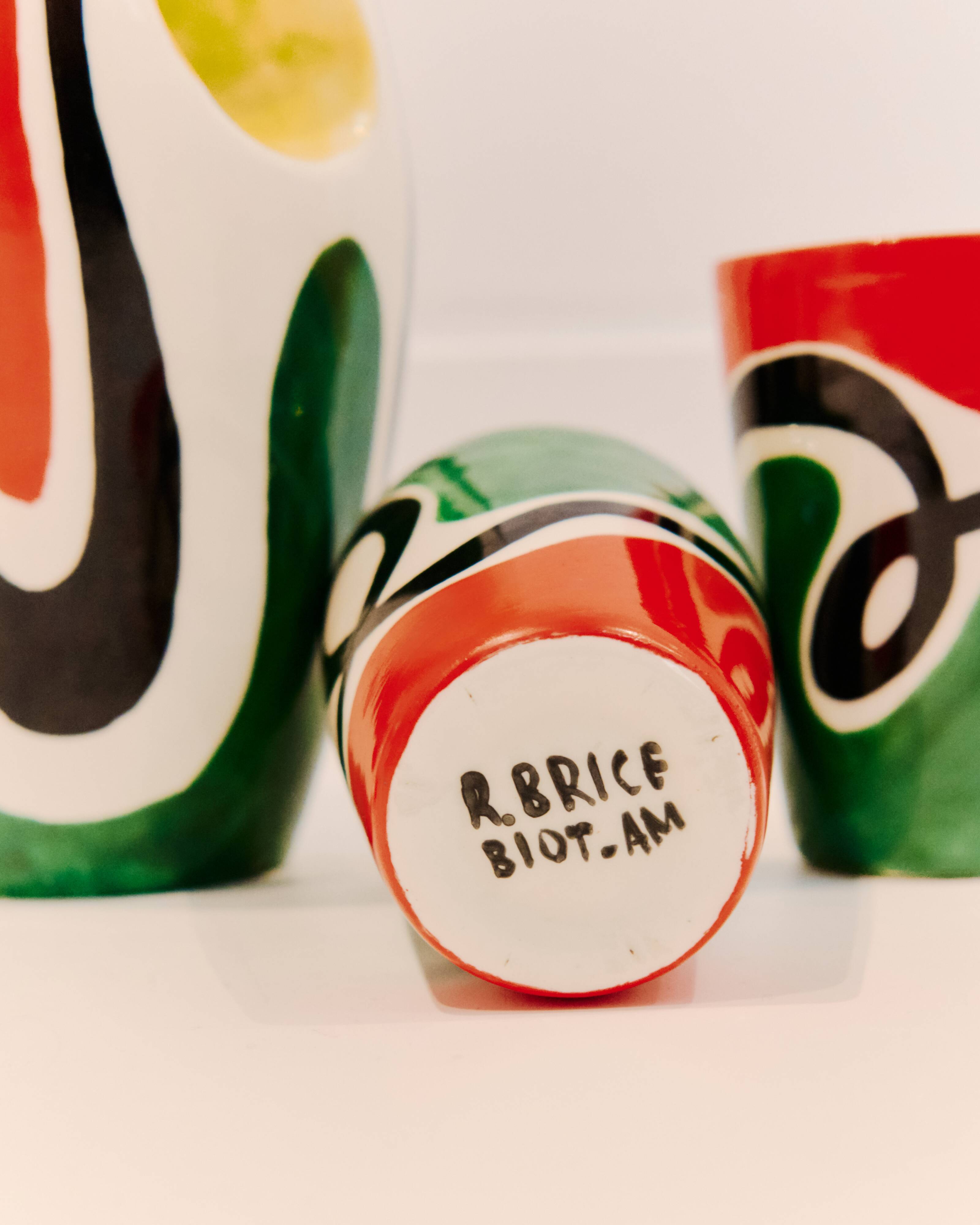 Roland Brice, Table service (carafe and glasses)