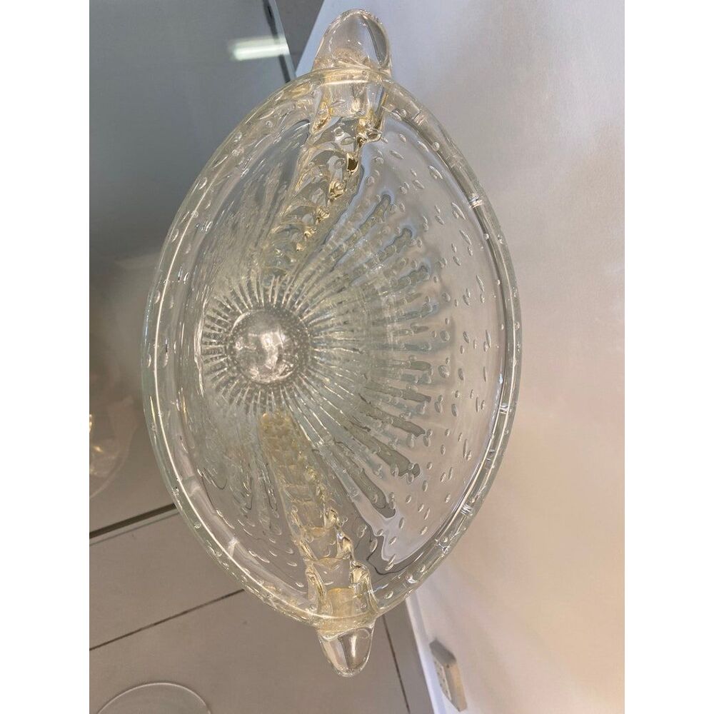 Handmade multicolors murano glass vase