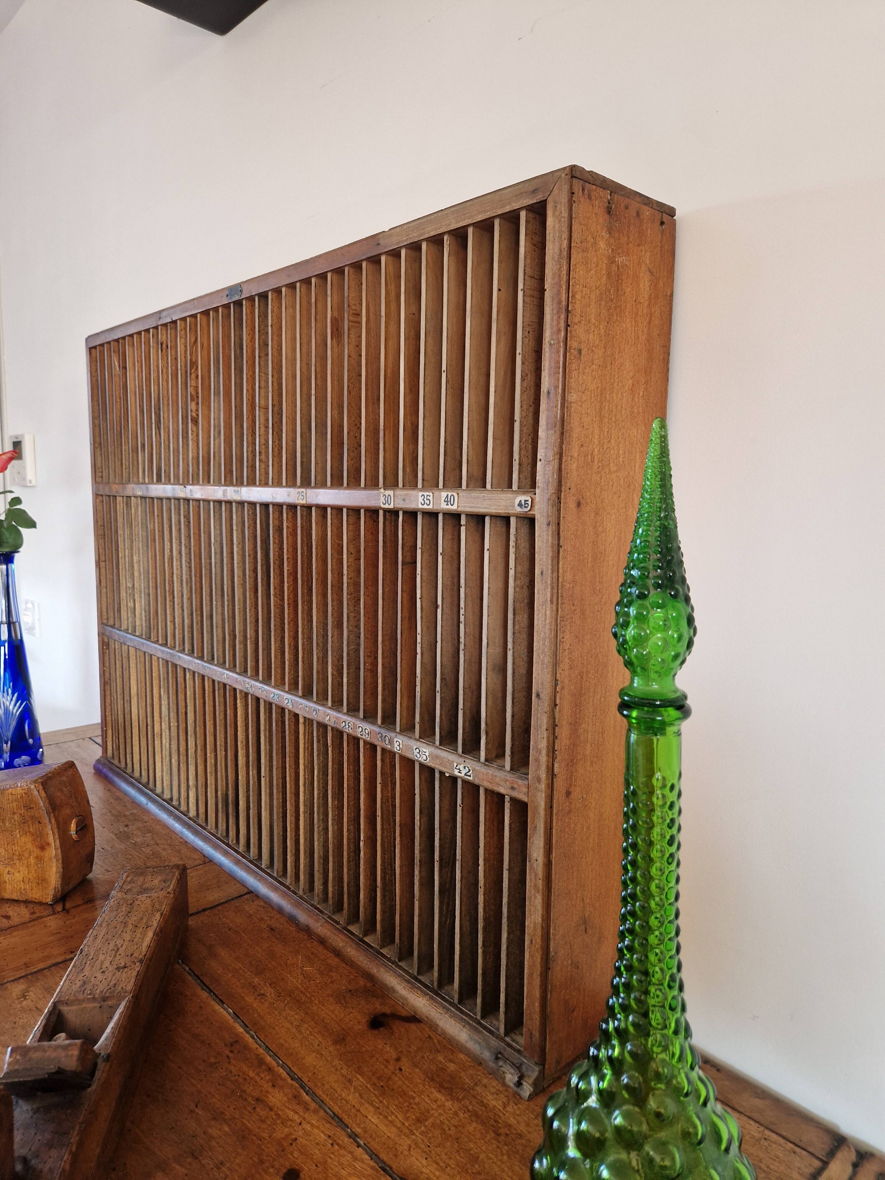 Historic Radiguer printing cabinet – characterful piece of furniture