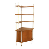 "Prydno" corner bookcase in oak, Bröderna Gustafssons, Sweden, 1950