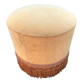 Velvet pouf